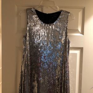 Silver sparkly dress